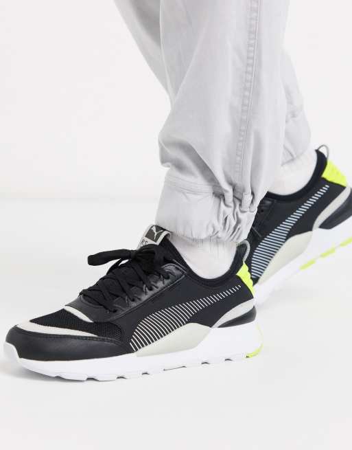 Puma RS 0 Baskets Noir et gris