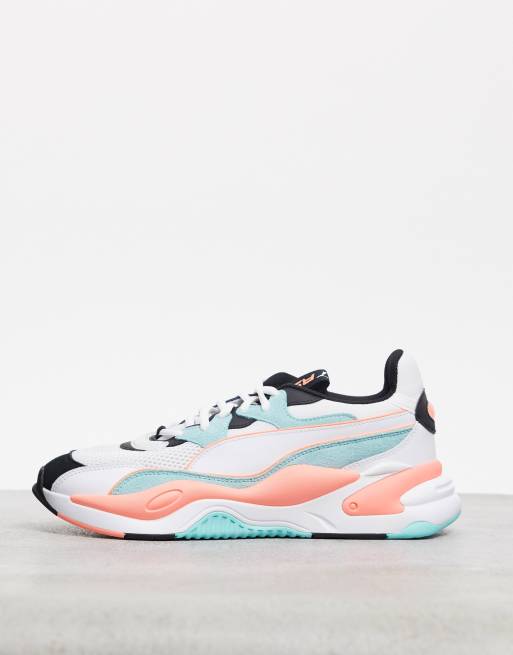 blue and orange puma