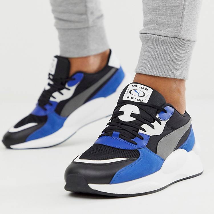 Bot Diplomatic issues Phobia Puma RS 9.8 Space trainers in blue | ASOS