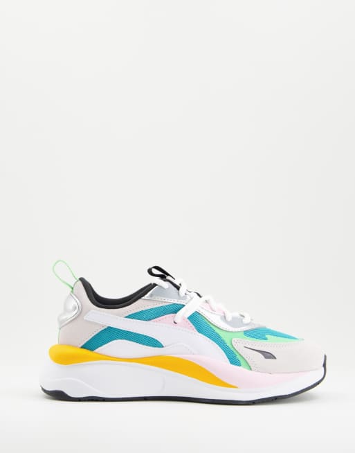 Puma - RS-Curve Aura - Sneakers blu e argento
