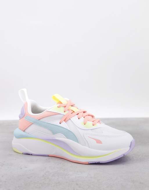 Puma RS Curve sneakers in pastel multi