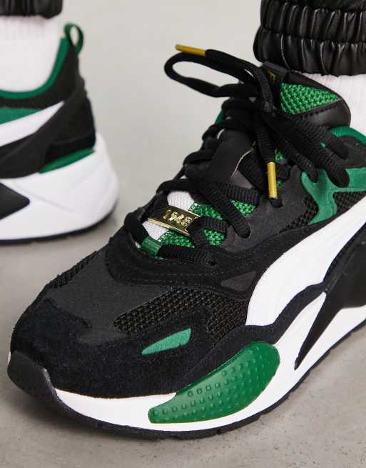 Puma rs outlet green and black