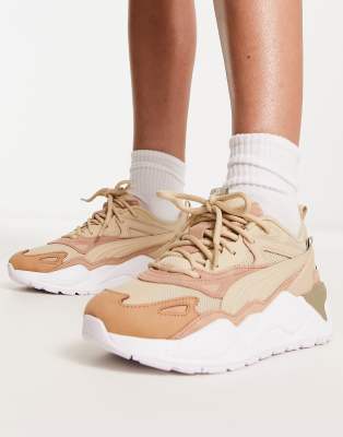 Puma RS- Efekt trainers in beige