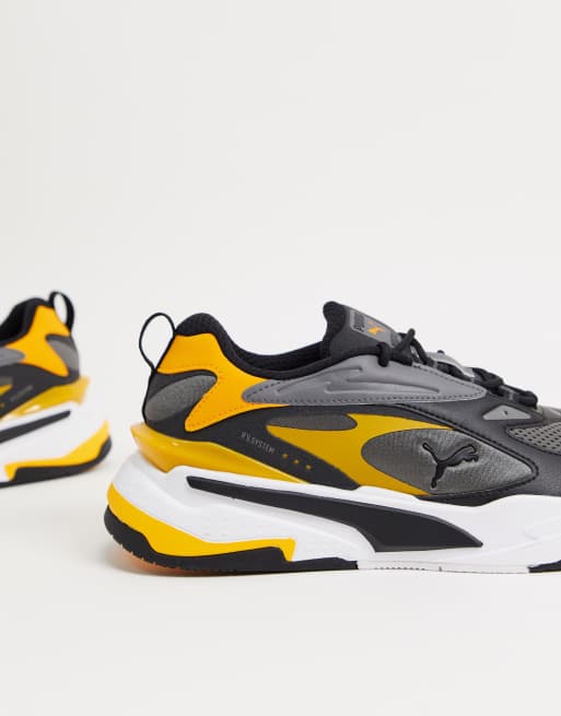 Puma rs x noir best sale et jaune