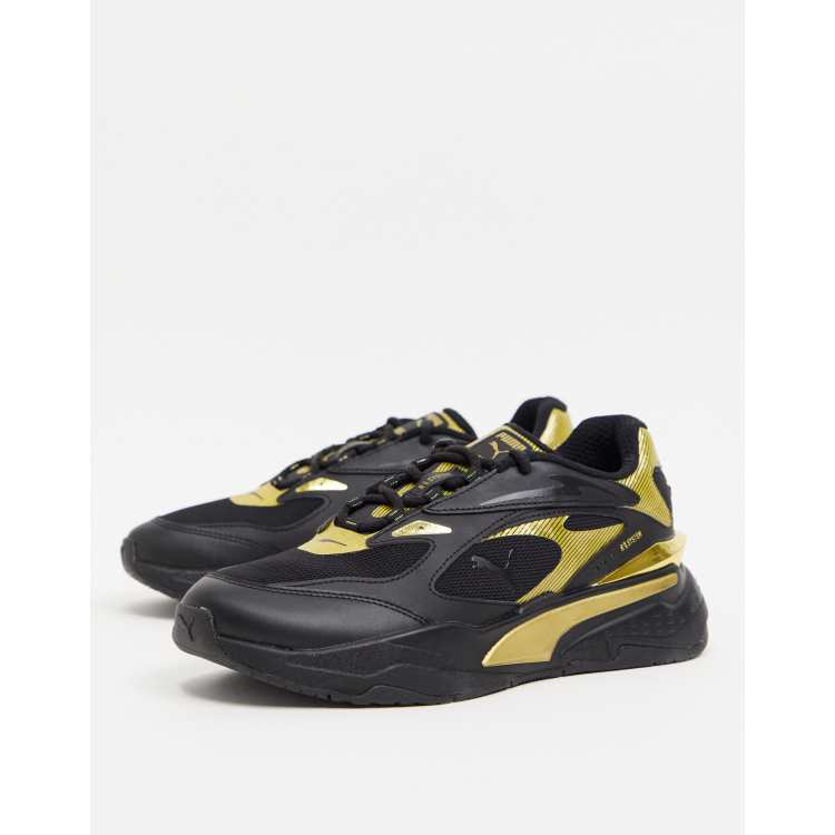 Black and on sale gold pumas oregon