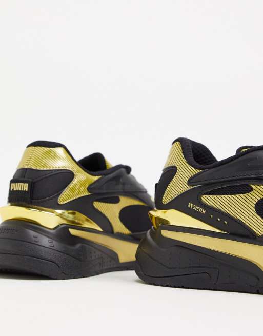 Black and on sale gold pumas channel