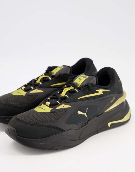 Puma rs shop black and gold