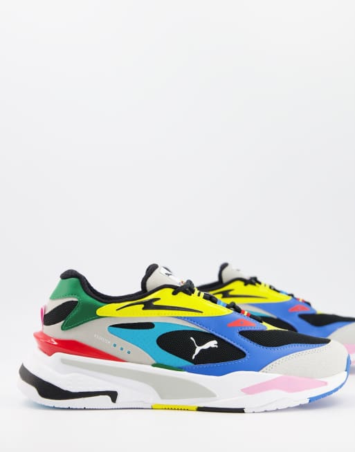 puma rs fast metal v2 lace up sneakers