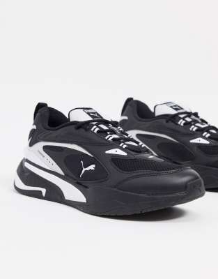 puma full black shoes