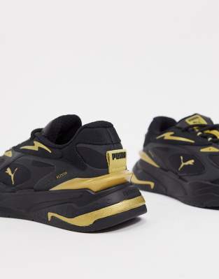 puma rs nere e oro