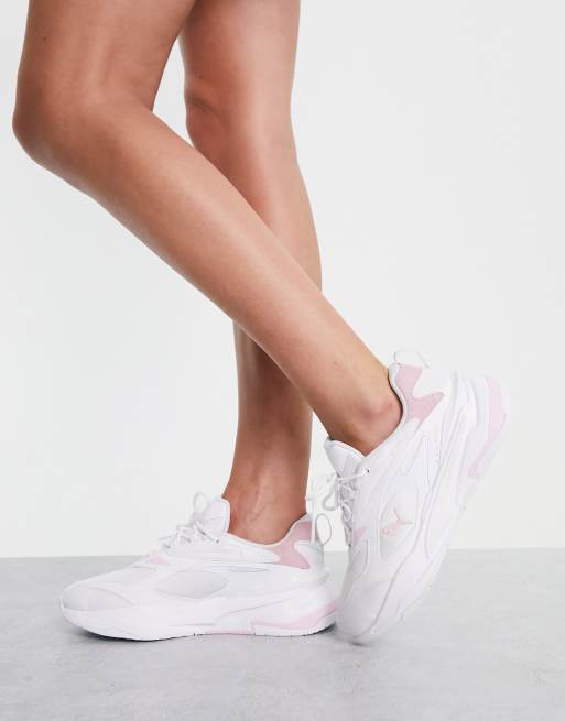 Puma RS Fast Tonal trainers in white and pink