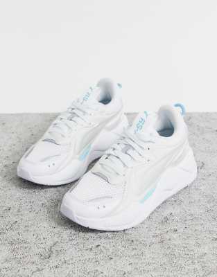 puma rs x blanche et bleu