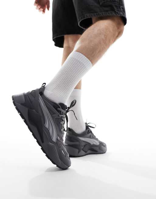 PUMA – RS-X Efekt – Mörkgrå reflekterande träningsskor