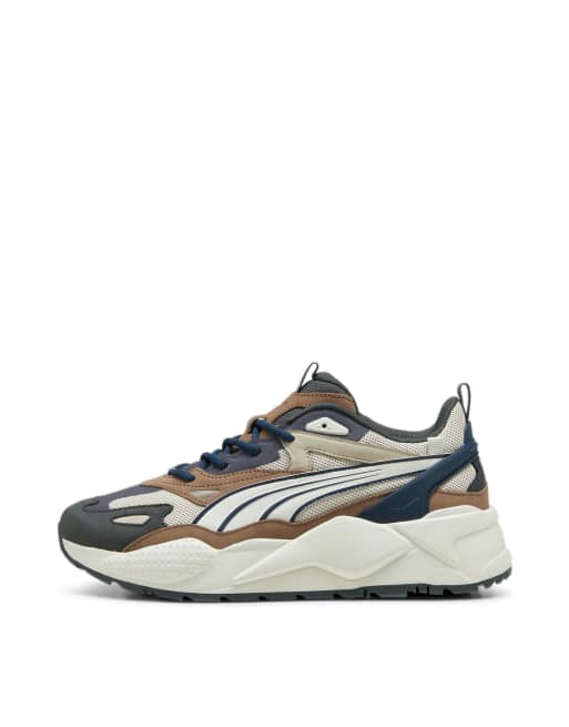 Puma Rs x efekt prm sneakers in desert dust shadow grey