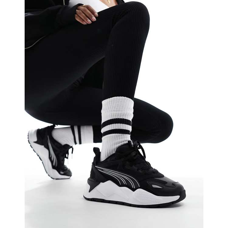 PUMA RS X Efekt Sneaker in reflektierendem Schwarz
