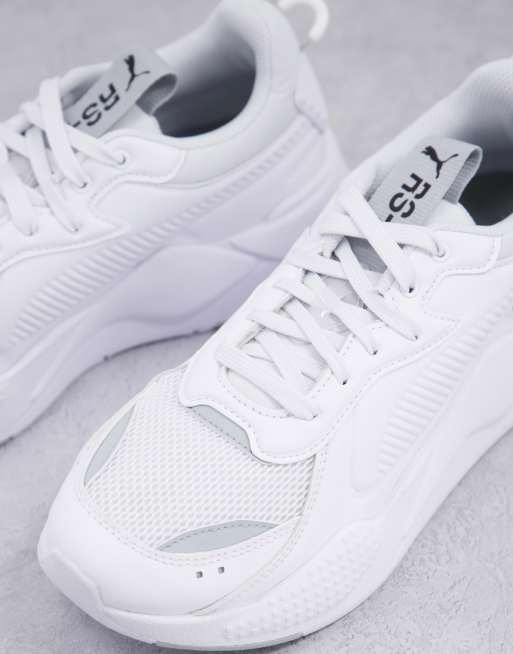 Puma suede shop blanc or