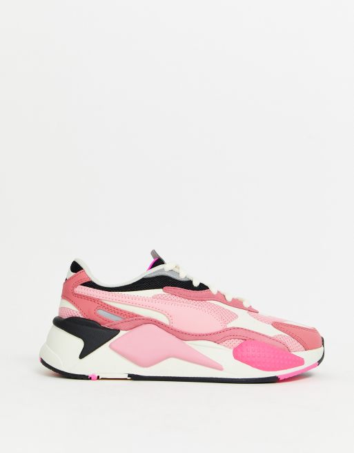 Hervir Milímetro Más temprano Puma RS-X Puzzle sneakers in pink | ASOS