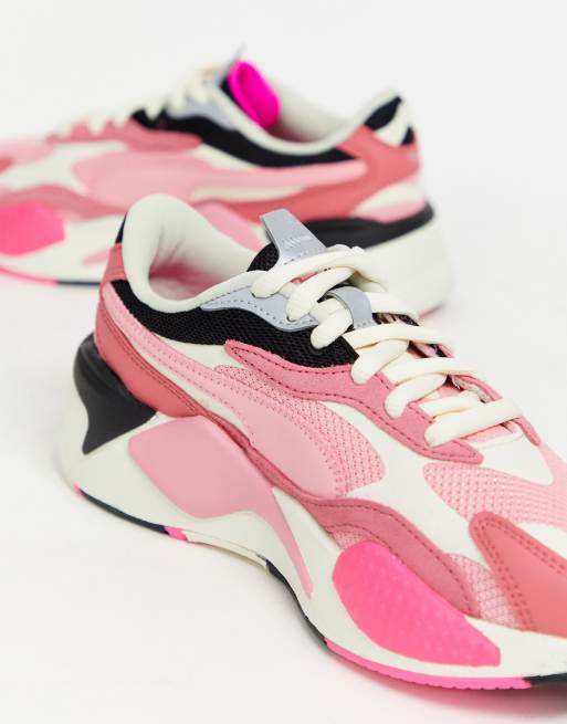 Puma RS X Puzzle sneakers in pink