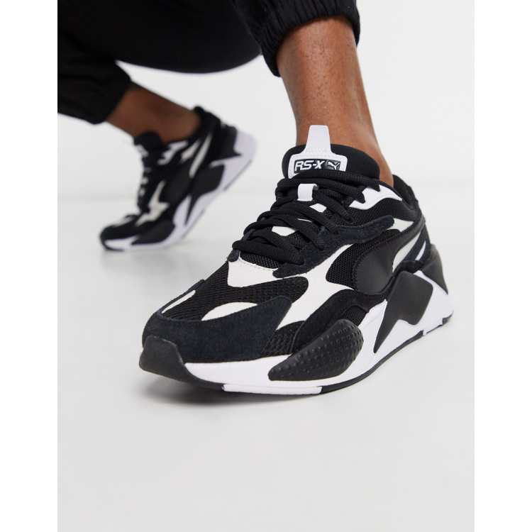 Puma RS-X sneakers in black and white ASOS