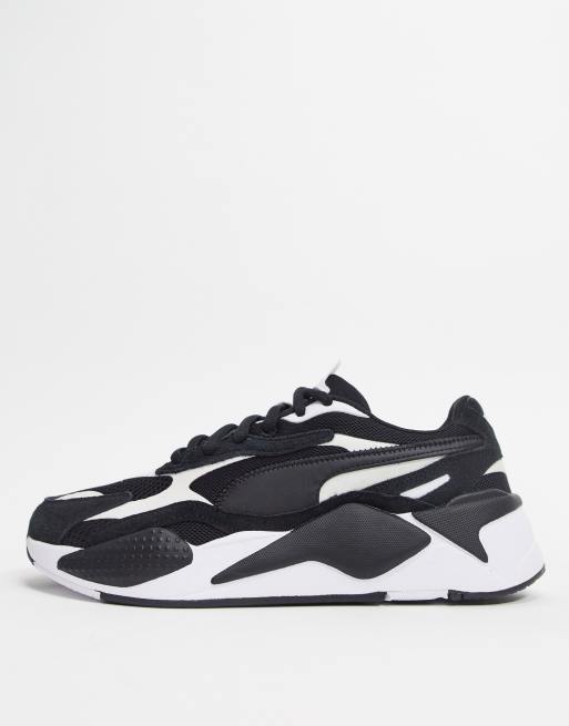 Puma rs x black hotsell and white