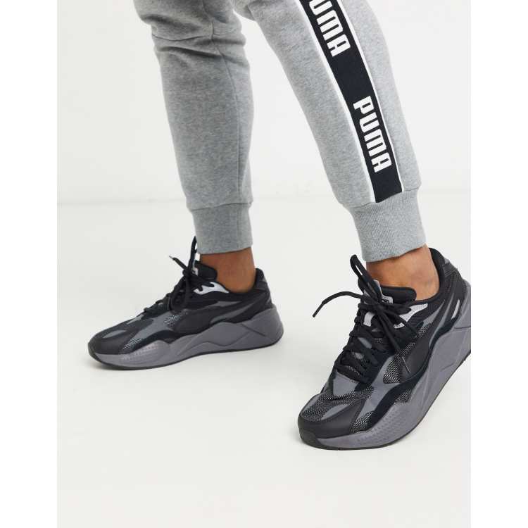 Puma RS X sneakers in black ASOS