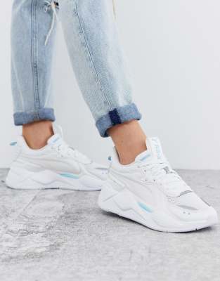 puma rs x women's white