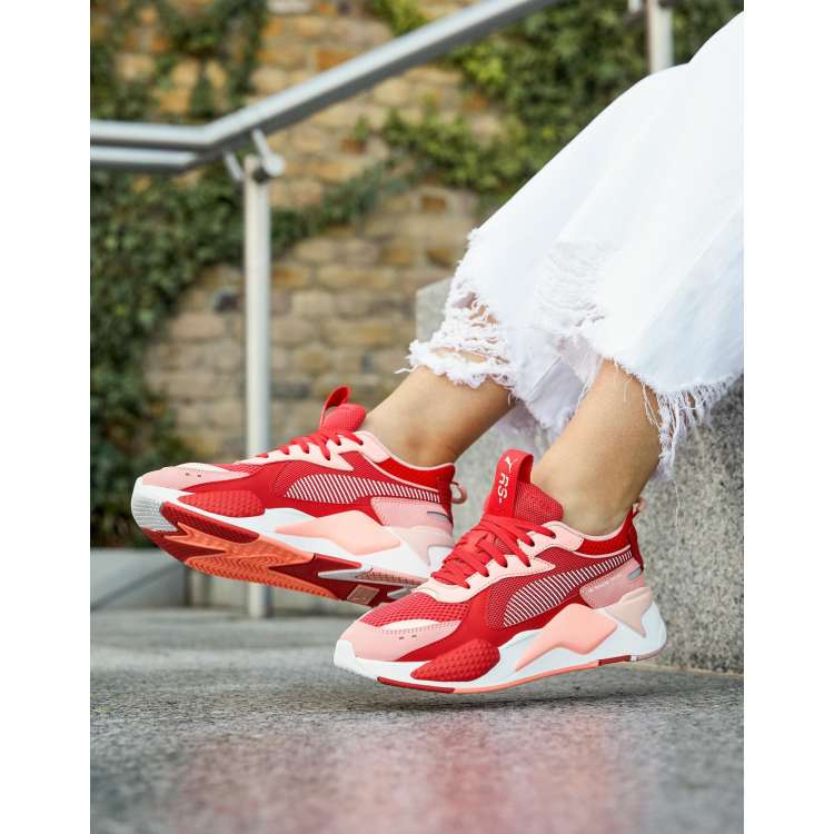 Puma rs x outlet femme rouge