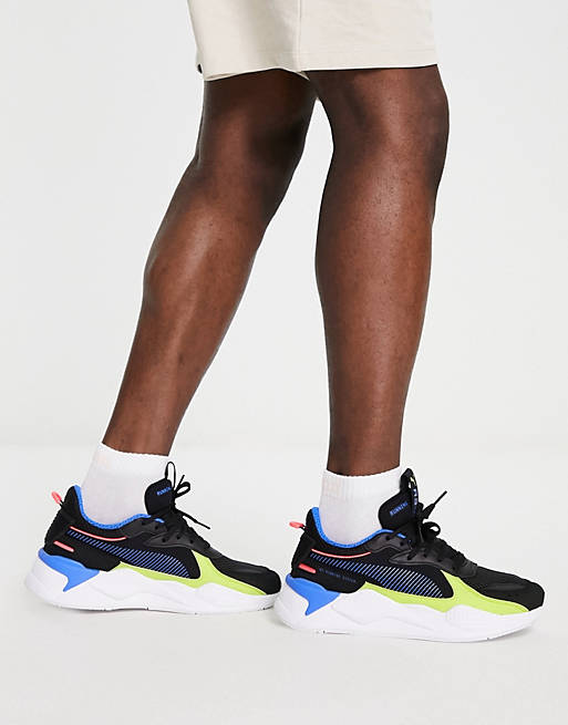 asos.com | Puma RS-X Toys sneakers in black and blue
