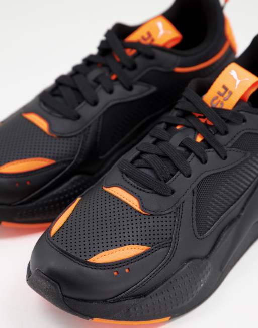 Basket puma shop noir et orange