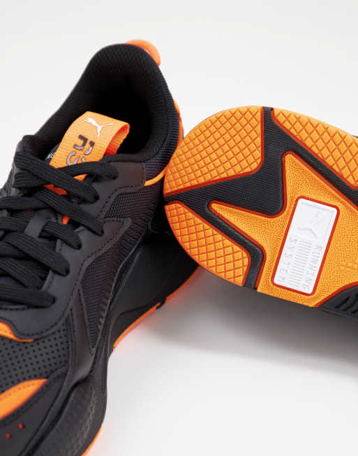 Basket puma noir et orange new arrivals