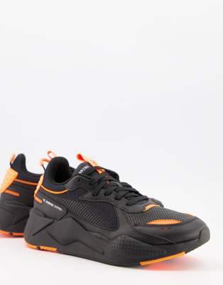 Puma rsx deals black and orange