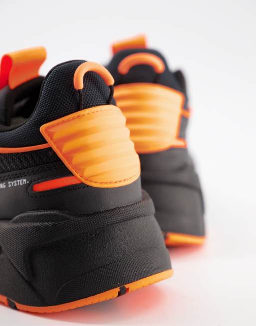 Puma rs hotsell black and orange