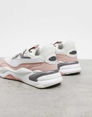 puma rose et gris