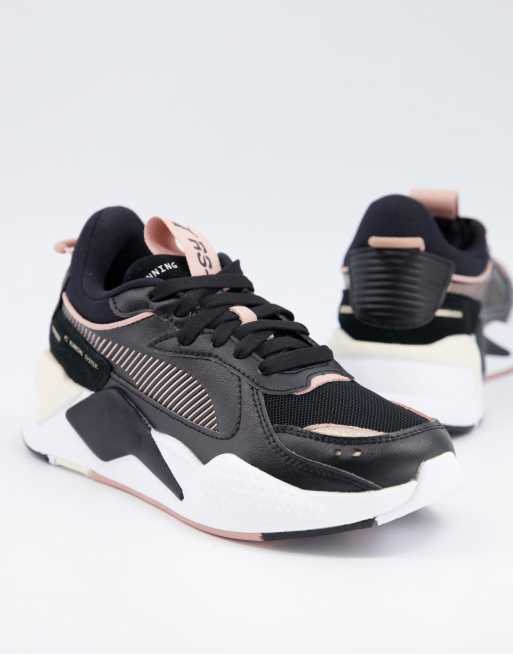 Puma RS X3 Baskets Noir et rose