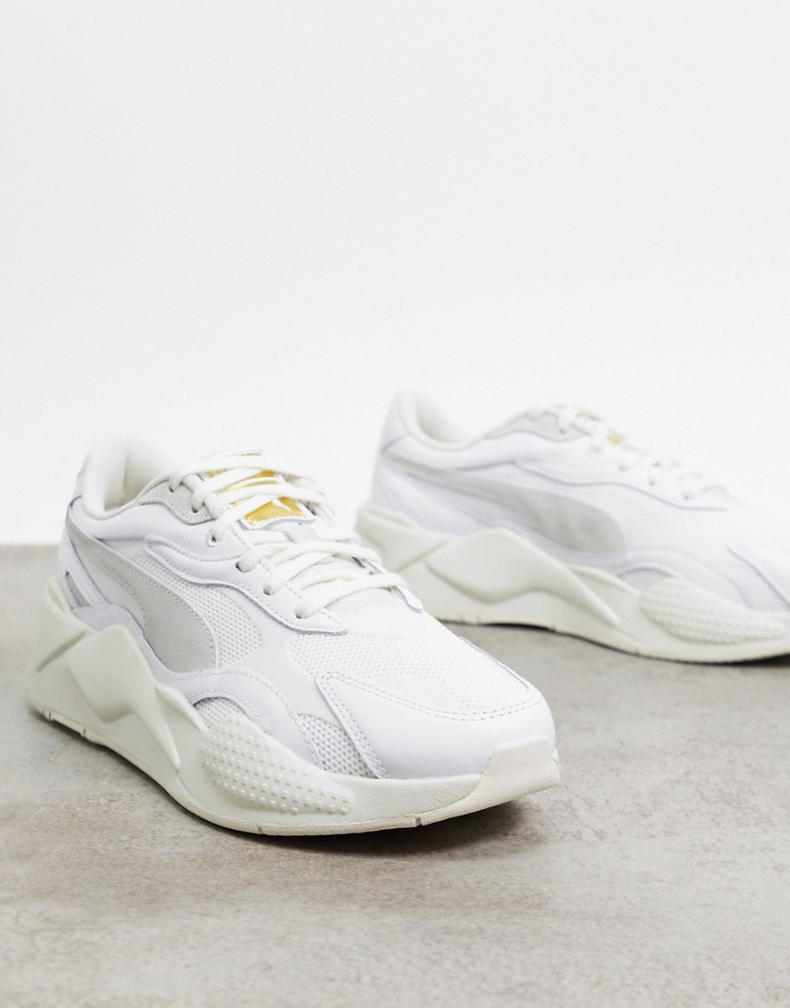 PUMA RS-X3 LUXE SNEAKERS IN WHITE,37429301