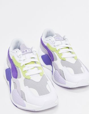 Puma RS-X3 Mesh Pop sneakers in lilac | ASOS