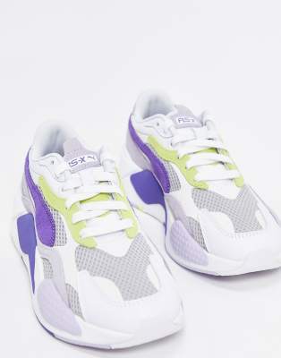 Puma RS-X3 Mesh Pop sneakers in lilac | ASOS