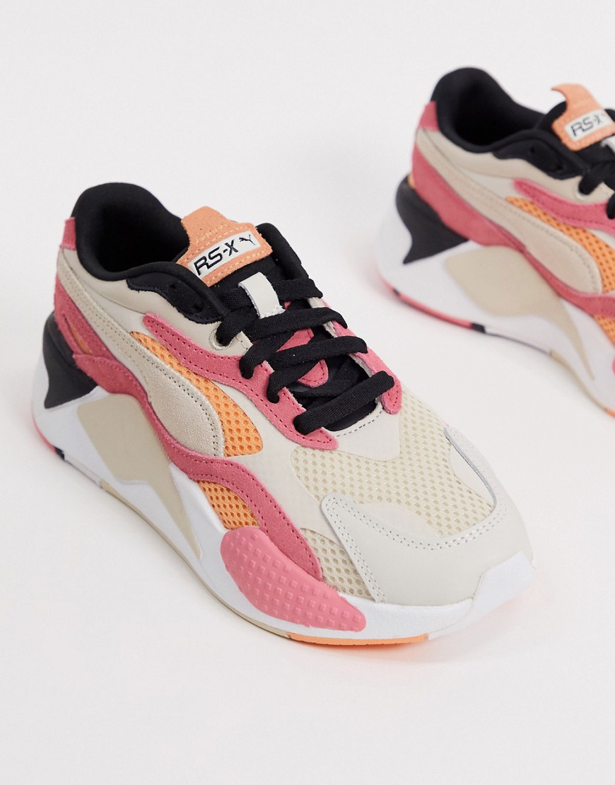 poultry Frontier Disciplinary Puma Rs-x3 Mesh Pop Sneakers In Pink And Cream | ModeSens