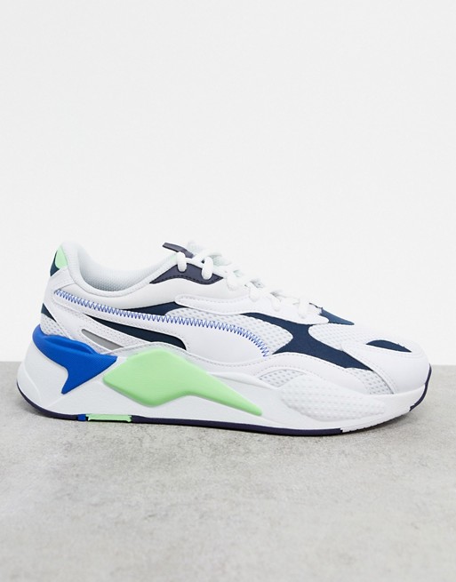 Puma Rs X3 Millenium Sneakers In White And Black Asos