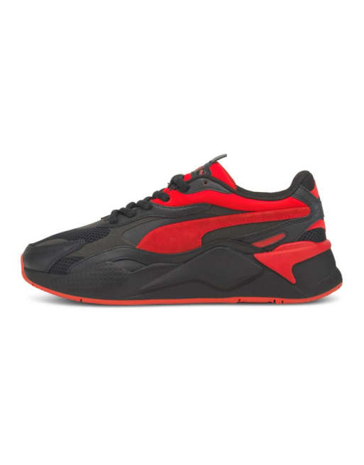 Puma RS-X3 Prism sneakers in black and red