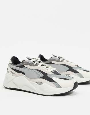 Puma rs x3 hot sale grey and white