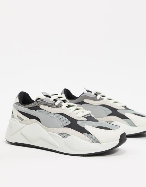 Puma RS X3 Puzzle sneakers in off white