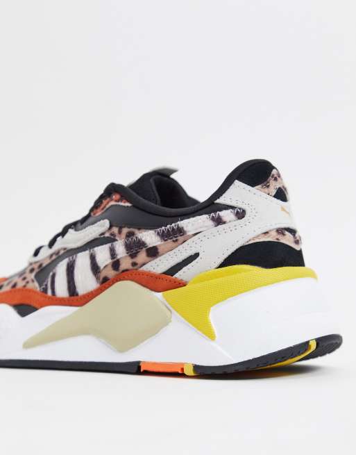 Puma RS X3 sneakers in animal print