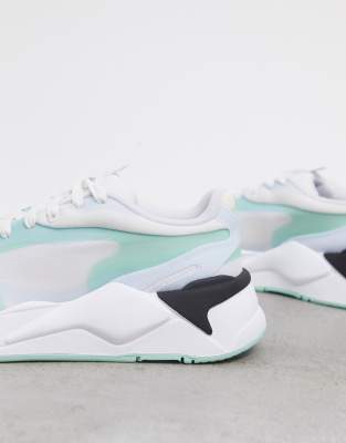 puma rs green and black