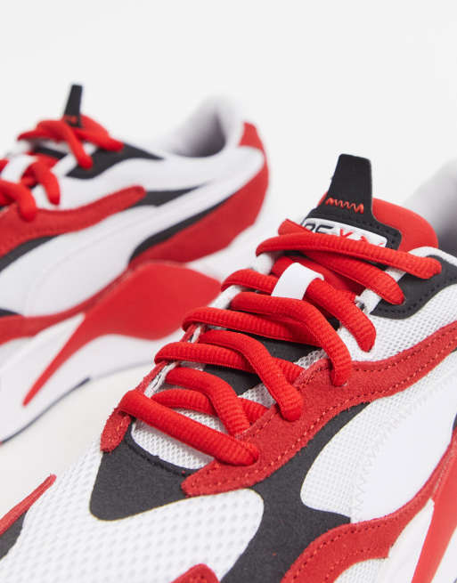 Puma rs x3 sales red and white