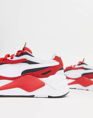 puma rsx3 black red