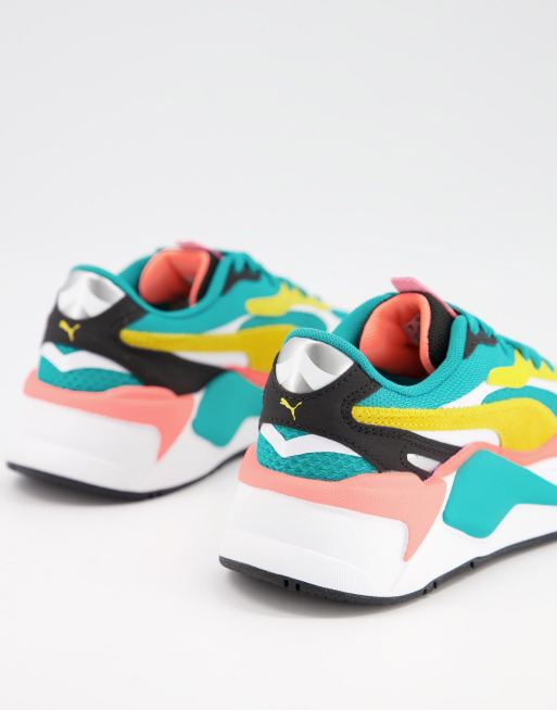 Teal deals puma sneakers