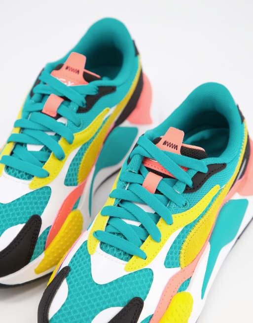 Teal on sale puma sneakers