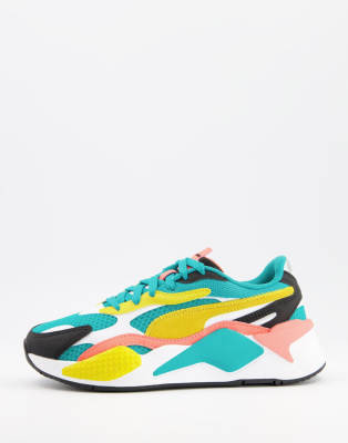 teal puma sneakers