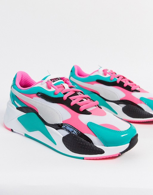 Puma RS-X3 trainers in pink